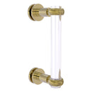 Clearview Collection Single Side Shower Door Pull with Twisted Accents