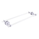 Clearview Collection Back to Back Shower Door Towel Bar with Smooth Accents