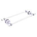 Clearview Collection Back to Back Shower Door Towel Bar with Grooved Accents