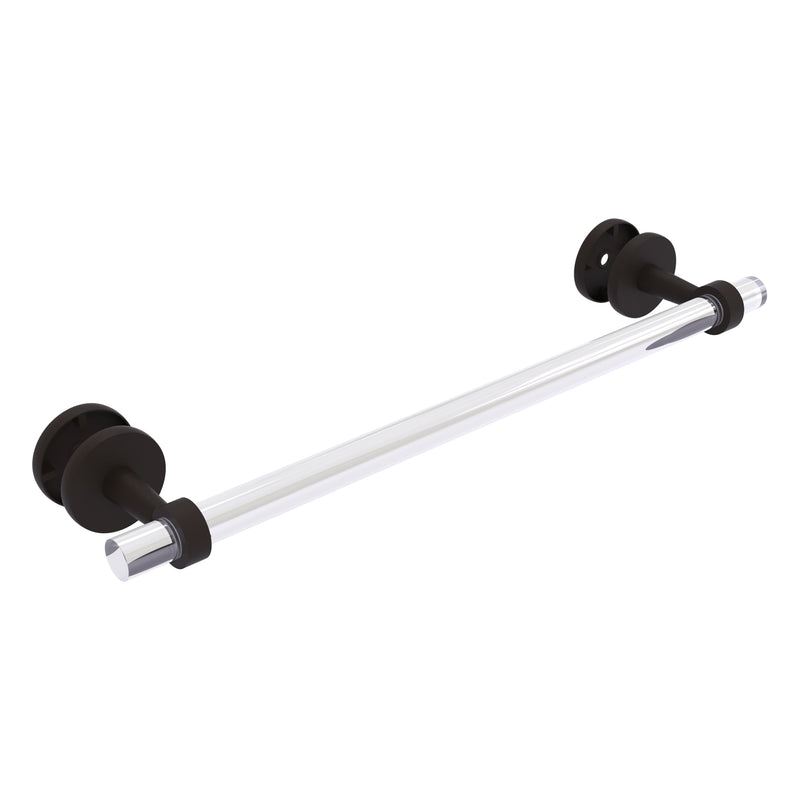 Clearview Collection Shower Door Towel Bar with Smooth Accents