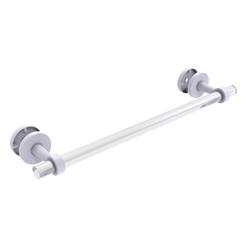 Clearview Collection Shower Door Towel Bar with Smooth Accents