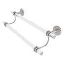Clearview Collection Double Towel Bar with Dotted Accents