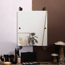 Dottingham Miroir rectangulaire sans cadre mont sur rail