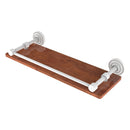 Dottingham Collection Solid IPE Ironwood Shelf with Gallery Rail