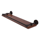 Dottingham Collection Solid IPE Ironwood Shelf with Gallery Rail