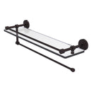 Dottingham Porte-serviettes en papier avec 茅tag猫re en verre  rail de galerie