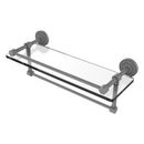 Dottingham 脡tag猫re en verre avec rail de galerie et barre  serviettes