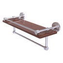 Dottingham Collection IPE Ironwood Shelf with Gallery Rail and Towel Bar