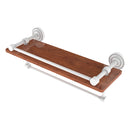 Dottingham Collection IPE Ironwood Shelf with Gallery Rail and Towel Bar