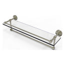 Dottingham 脡tag猫re en verre avec rail de galerie et barre  serviettes