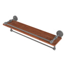Dottingham Collection IPE Ironwood Shelf with Gallery Rail and Towel Bar