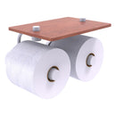 Dottingham Porte-papier de toilette  2 rouleaux avec 茅tag猫re en bois