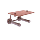 Dottingham Porte-papier de toilette  2 rouleaux avec 茅tag猫re en bois