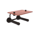 Dottingham Porte-papier de toilette  2 rouleaux avec 茅tag猫re en bois