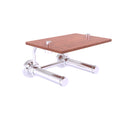 Dottingham Porte-papier de toilette  2 rouleaux avec 茅tag猫re en bois