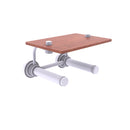 Dottingham Porte-papier de toilette  2 rouleaux avec 茅tag猫re en bois