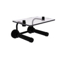 Dottingham Porte-papier de toilette  2 rouleaux avec 茅tag猫re en verre