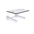 Dottingham Porte-papier de toilette  2 rouleaux avec 茅tag猫re en verre