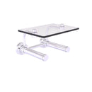 Dottingham Porte-papier de toilette  2 rouleaux avec 茅tag猫re en verre