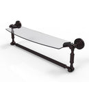 Dottingham Collection Glass Vanity Shelf  with Integrated Towel Bar