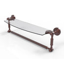 Dottingham Collection Glass Vanity Shelf  with Integrated Towel Bar