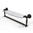 Dottingham Collection Glass Vanity Shelf  with Integrated Towel Bar