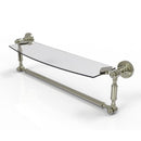 Dottingham Collection Glass Vanity Shelf  with Integrated Towel Bar