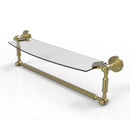 Dottingham Collection Glass Vanity Shelf  with Integrated Towel Bar