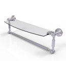 Dottingham Collection Glass Vanity Shelf  with Integrated Towel Bar