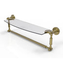 Dottingham Collection Glass Vanity Shelf  with Integrated Towel Bar