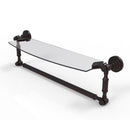 Dottingham Collection Glass Vanity Shelf  with Integrated Towel Bar