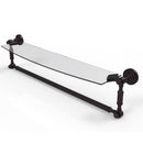 Dottingham Collection Glass Vanity Shelf  with Integrated Towel Bar