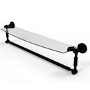 Dottingham Collection Glass Vanity Shelf  with Integrated Towel Bar