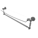 Dottingham Collection Glass Vanity Shelf  with Integrated Towel Bar