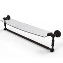 Dottingham Collection Glass Vanity Shelf  with Integrated Towel Bar