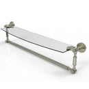 Dottingham Collection Glass Vanity Shelf  with Integrated Towel Bar