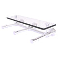 Dottingham Porte-papier de toilette horizontal  3 rouleaux de r茅serve avec 茅tag猫re en verre