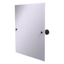 Miroir inclinable rectangulaire sans cadre avec bord biseaut茅