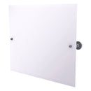 Miroir inclinable rectangulaire horizontal sans cadre avec bord biseaut茅