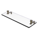 Foxtrot Collection Glass Vanity Shelf  with Beveled Edges