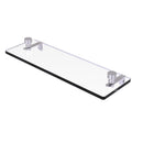 Foxtrot Collection Glass Vanity Shelf  with Beveled Edges