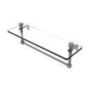 Foxtrot Collection Glass Vanity Shelf  with Integrated Towel Bar