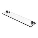 Foxtrot Collection Glass Vanity Shelf  with Beveled Edges