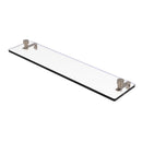 Foxtrot Collection Glass Vanity Shelf  with Beveled Edges