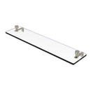 Foxtrot Collection Glass Vanity Shelf  with Beveled Edges