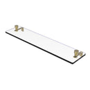 Foxtrot Collection Glass Vanity Shelf  with Beveled Edges