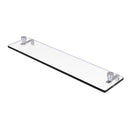 Foxtrot Collection Glass Vanity Shelf  with Beveled Edges