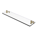 Foxtrot Collection Glass Vanity Shelf  with Beveled Edges