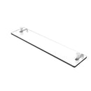 Foxtrot Collection Glass Vanity Shelf  with Beveled Edges