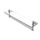 Foxtrot Collection Glass Vanity Shelf  with Integrated Towel Bar